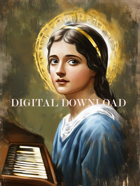 St Cecilia Art DIGITAL DOWNLOAD