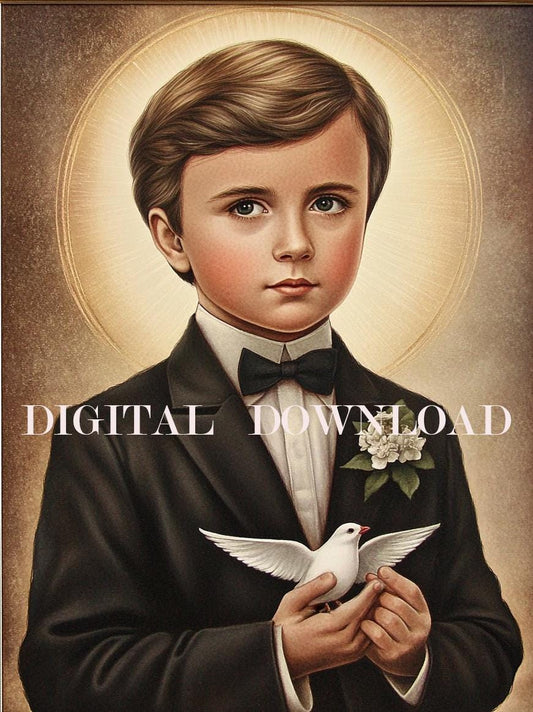 St Dominic Savio Religious Catholic Art DIGITAL DOWNLOAD