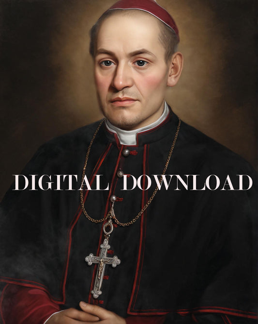 St. Anthony Mary Claret Custom Art DIGITAL DOWNLOAD