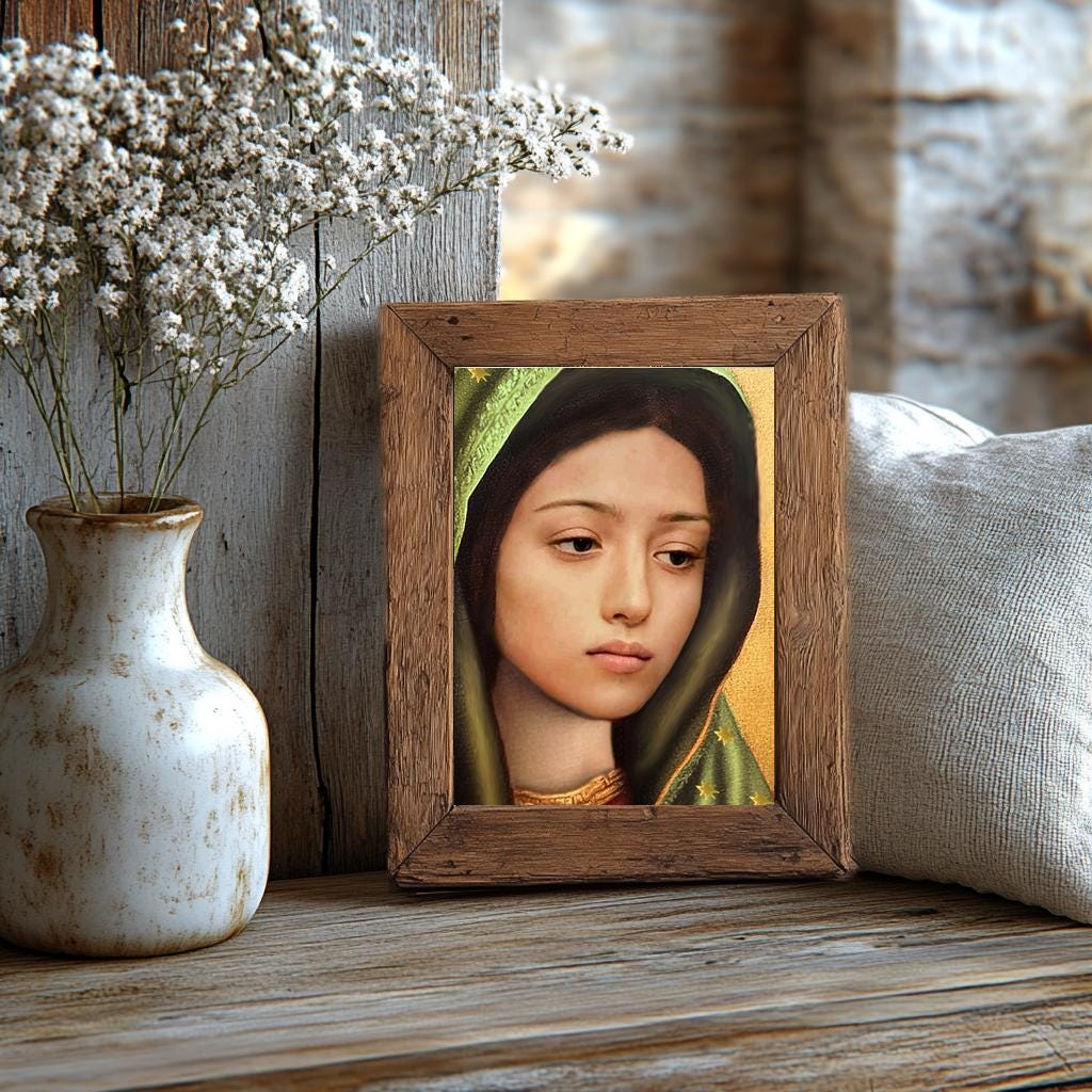 Our Lady of Guadalupe Virgin Mary Religious Catholic Print Art DIGITAL DOWNLOAD