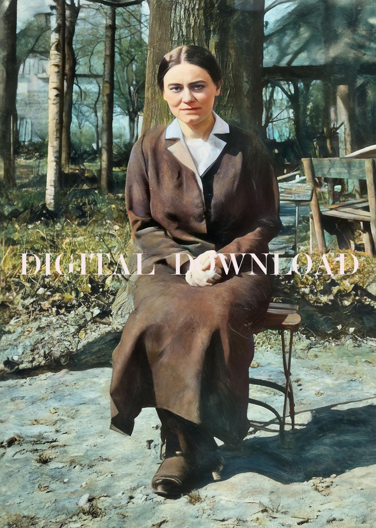 St. Edith Stein, Saint Teresa Benedicta of the Holy Cross - Religious Art DIGITAL DOWNLOAD Catholic Print