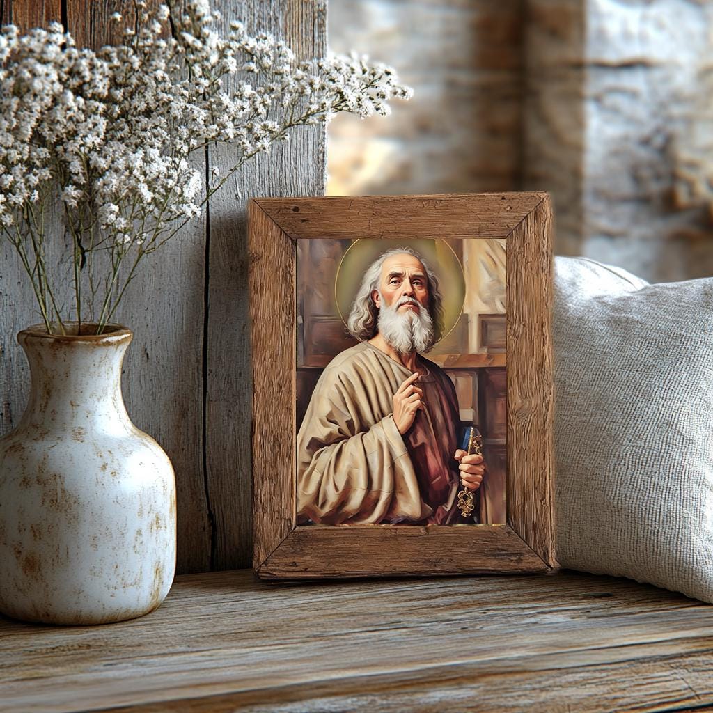 St Peter the Apostle Religious Art DIGITAL DOWNLOAD