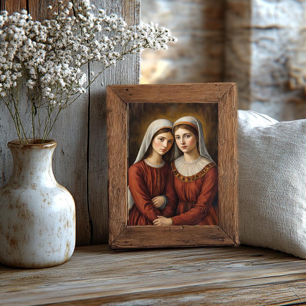 Saints Perpetua and Felicity Catholic Religious Art DIGITAL DOWNLOAD