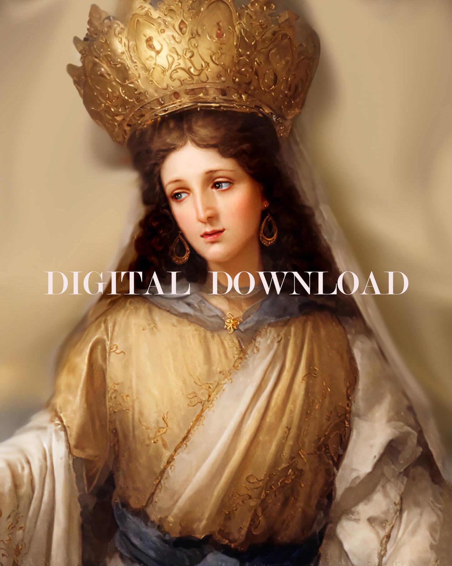 Saint Joanna Digital Download Print | Religious Art Decor | Christian Wall Art | Saint Joanna the Wife of Chuza Artwork