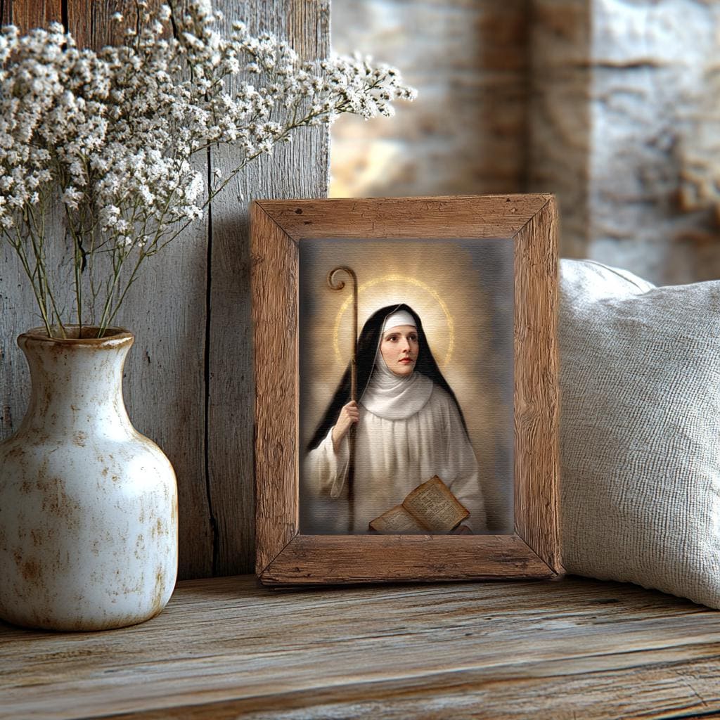 Religious Art - St. Monica Digital Download Catholic Print, Spiritual Decor, Christian Wall Art, Home Blessing, Instant Download