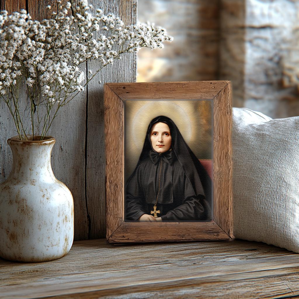 Religious Art | Saint Frances Xavier Cabrini Digital Download | Mother Cabrini Catholic Print for Home Decor & Gifts