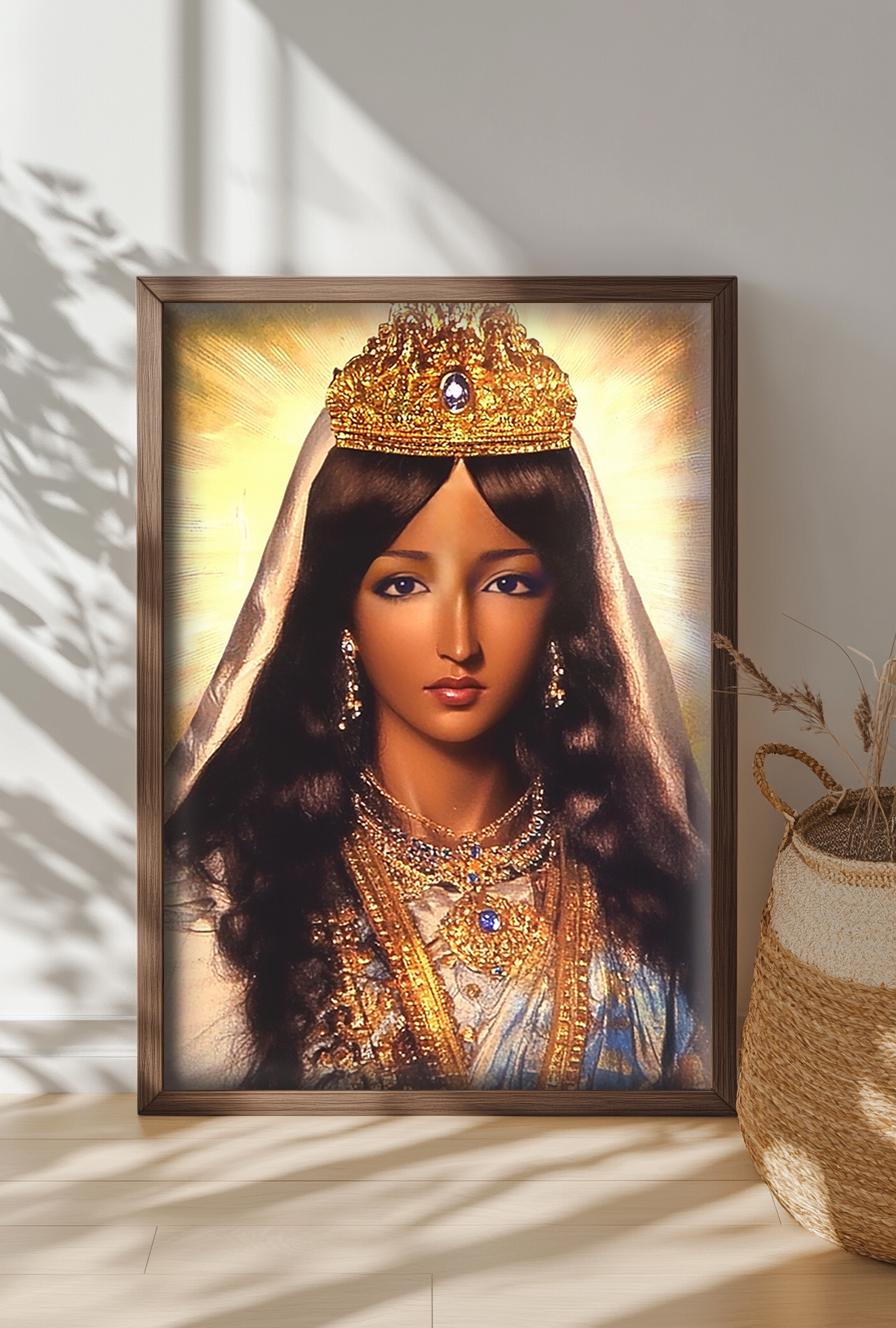 Saint Sara the Black Art Print | Sara Kali Digital Download | Religious Wall Art | Inspirational Decor & Gifts