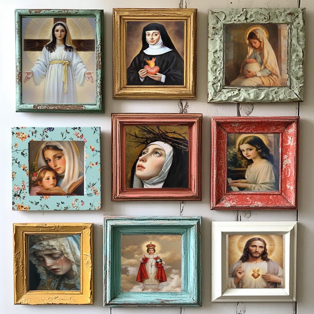 Blessed Mother Clelia Merloni Print | Religious Art Digital Download | Inspirational Wall Decor for Home & Office