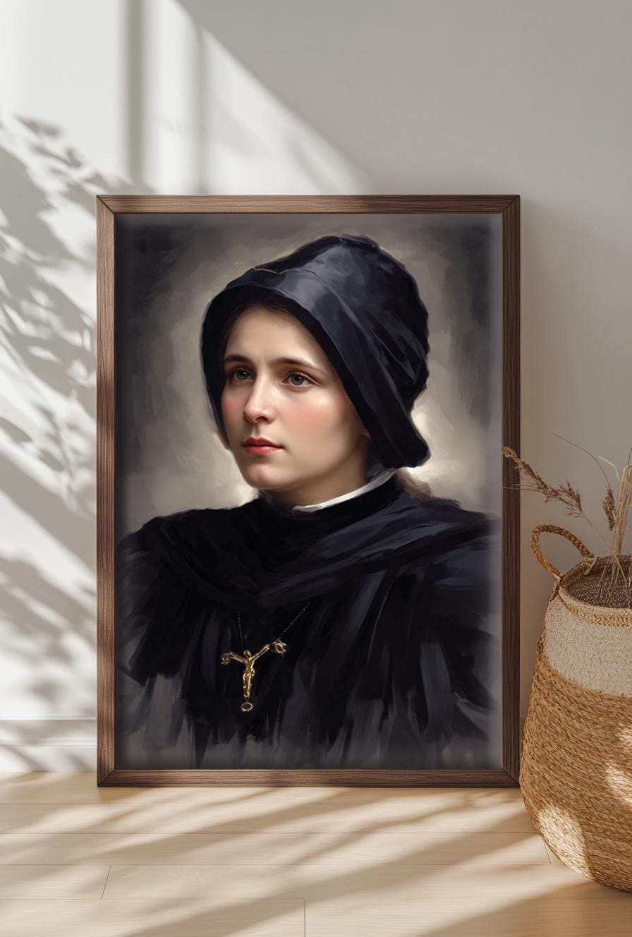 Blessed Mother Clelia Merloni Print | Religious Art Digital Download | Inspirational Wall Decor for Home & Office