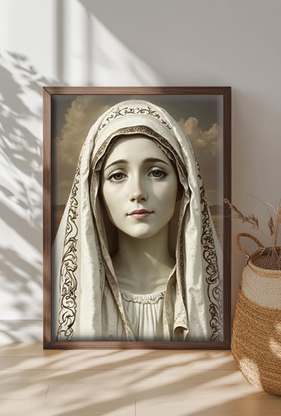 Our Lady Fatima Virgin Mary Religious Art DIGITAL DOWNLOAD