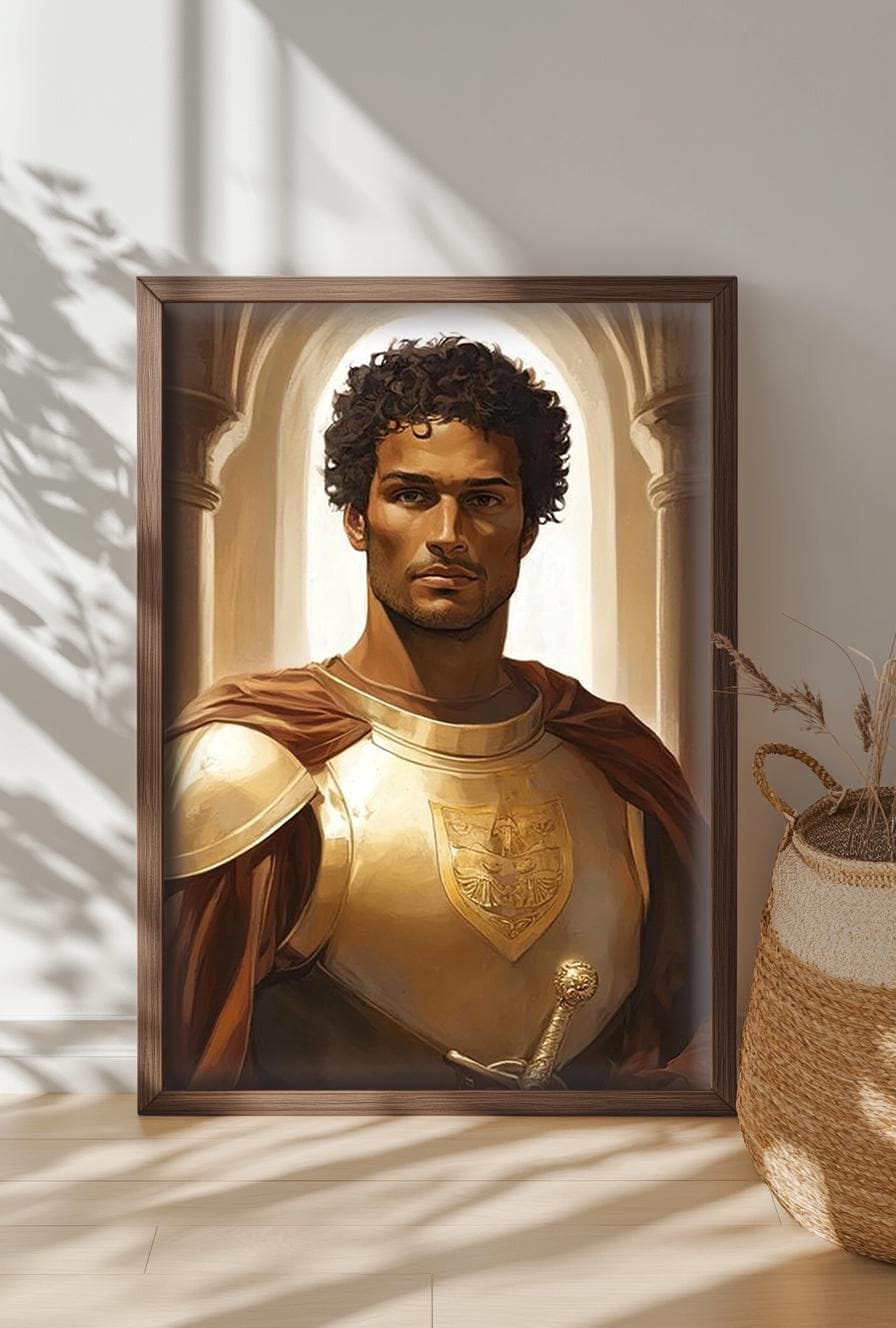 Saint Victor Catholic Religious Art DIGITAL DOWNLOAD Custom