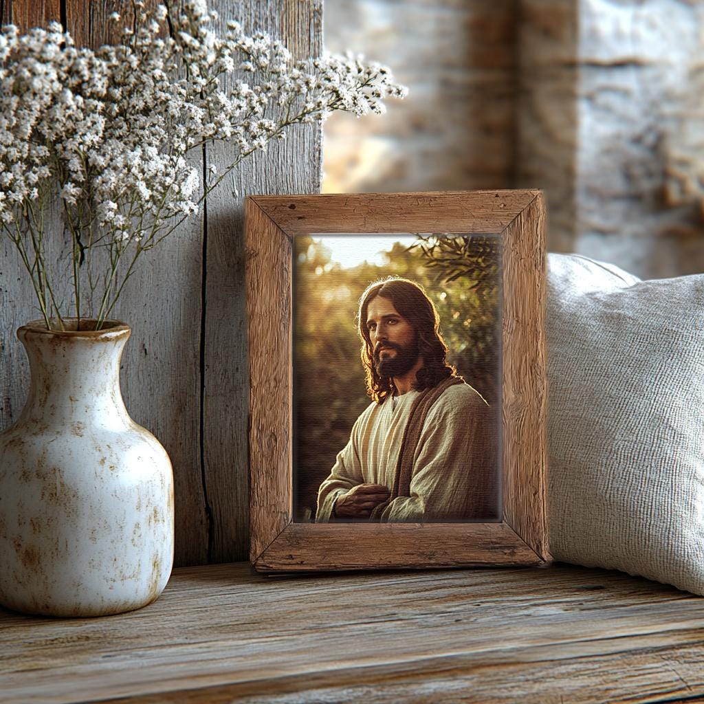 Our Lord Jesus Christ Religious Art Print | Inspirational Christian Decor | Digital Download