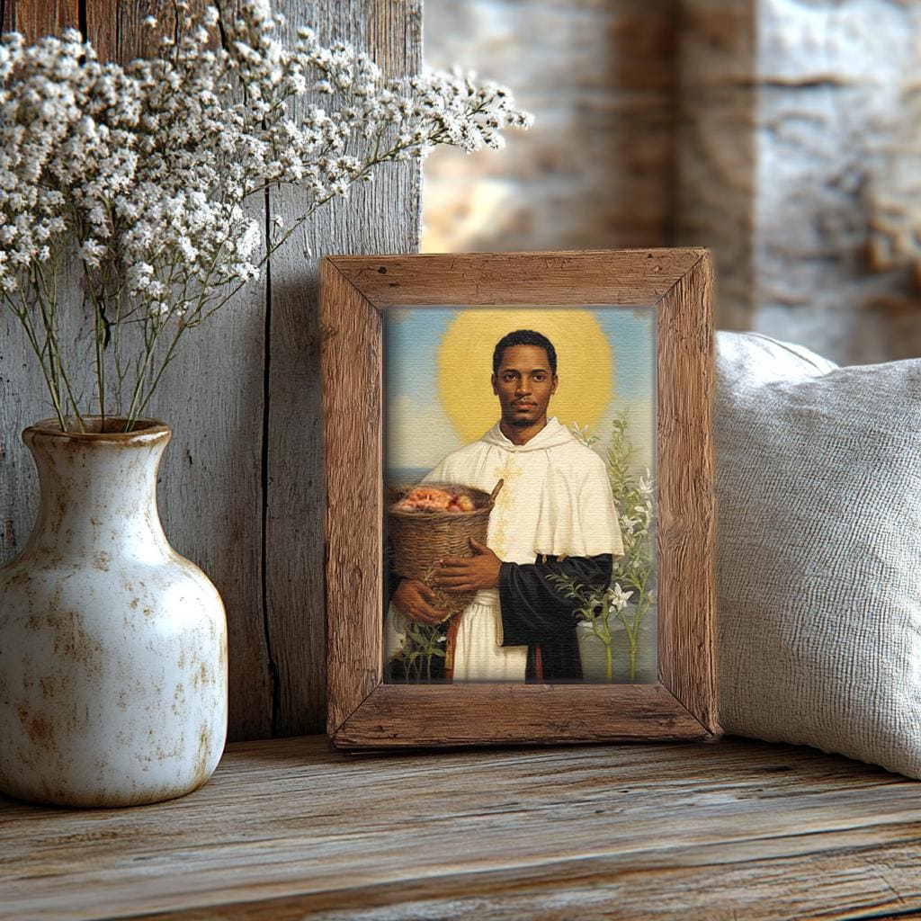 Saint Martin de Porres Art | Catholic Religious Digital Download | Printable Wall Art | Faith & Inspiration Home Decor