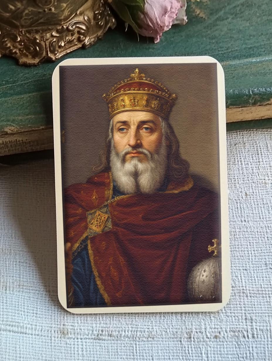 Blessed Emperor Charlemagne Art - Custom Digital Download Print, Historical Decor, Unique Gift for History Lovers & Art Enthusiasts