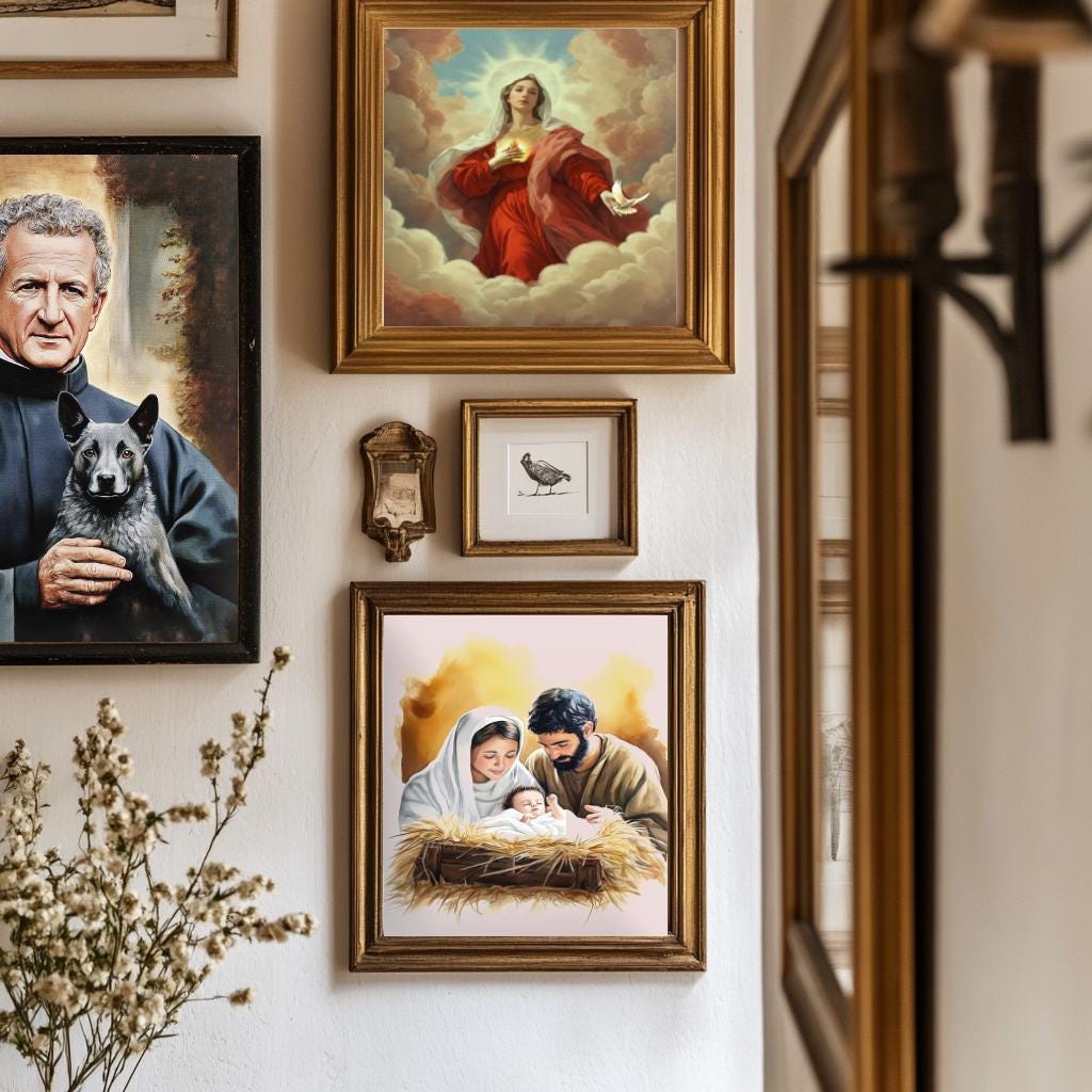 Blessed Mother Clelia Merloni Print | Religious Art Digital Download | Inspirational Wall Decor for Home & Office