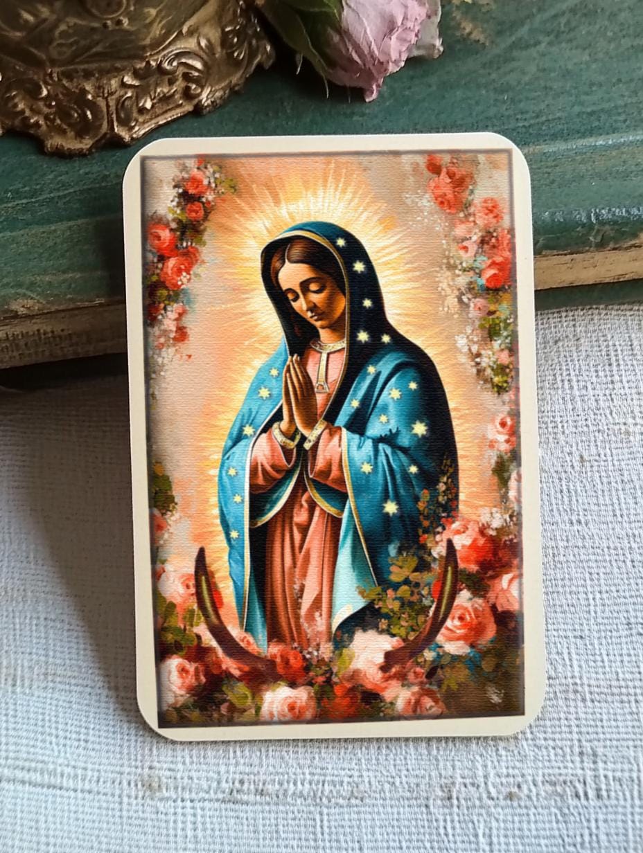 Our Lady of Guadalupe Religious Art Print | Blessed Virgin Mary | Digital Download
