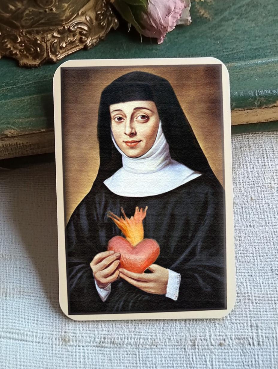Saint Jane Frances de Chantal Religious Art Print | Patron of Widows & Faithful Perseverance | Digital Download