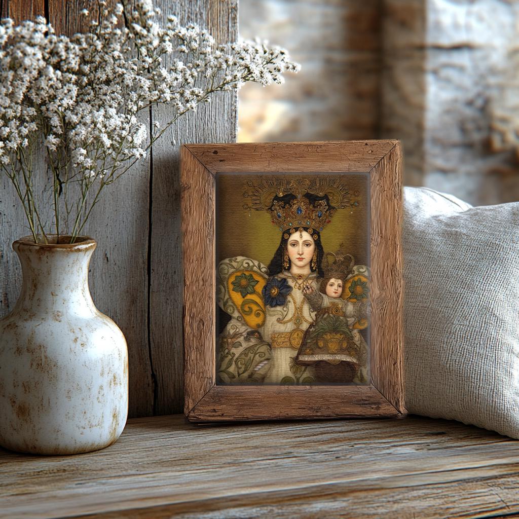 Our Lady of Remedies of Odlot Print - Religious Art Digital Download, Instant Access, Wall Decor, Spiritual Gift, Catholic Art, Home Decor