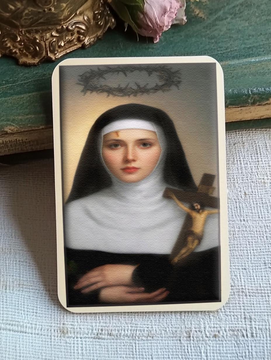 Saint Rita of Cascia Digital Download | Catholic Religious Art Print, Inspirational Decor, Wall Art, Downloadable Artwork