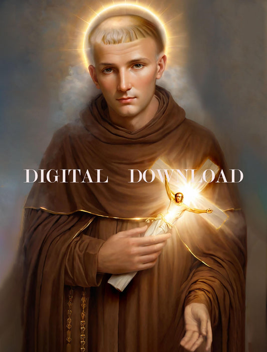 St. Philip Benizi Image DIGITAL DOWNLOAD catholic Art Print Christian