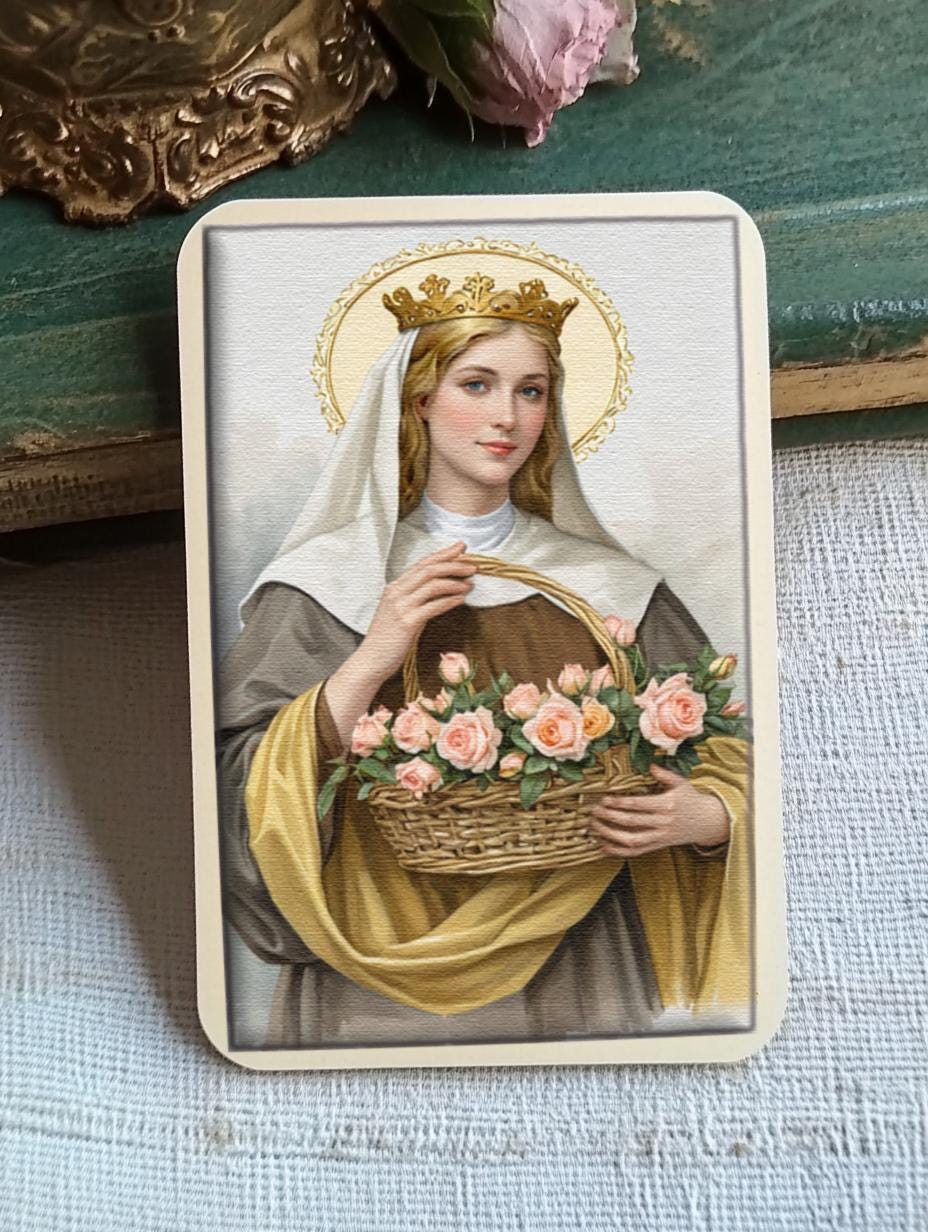 St. Elizabeth of Hungary Digital Download | Catholic Art Print | Christian Home Decor