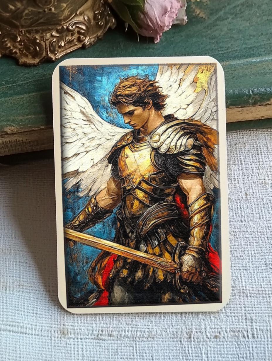 St Michael Archangel Print Art | Catholic Digital Download for Home Decor | Religious Wall Art, Inspirational Gift