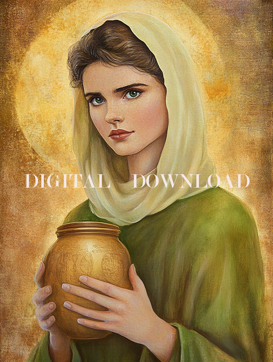 St Anastasia Art DIGITAL DOWNLOAD Print Catholic Image Saint Decor