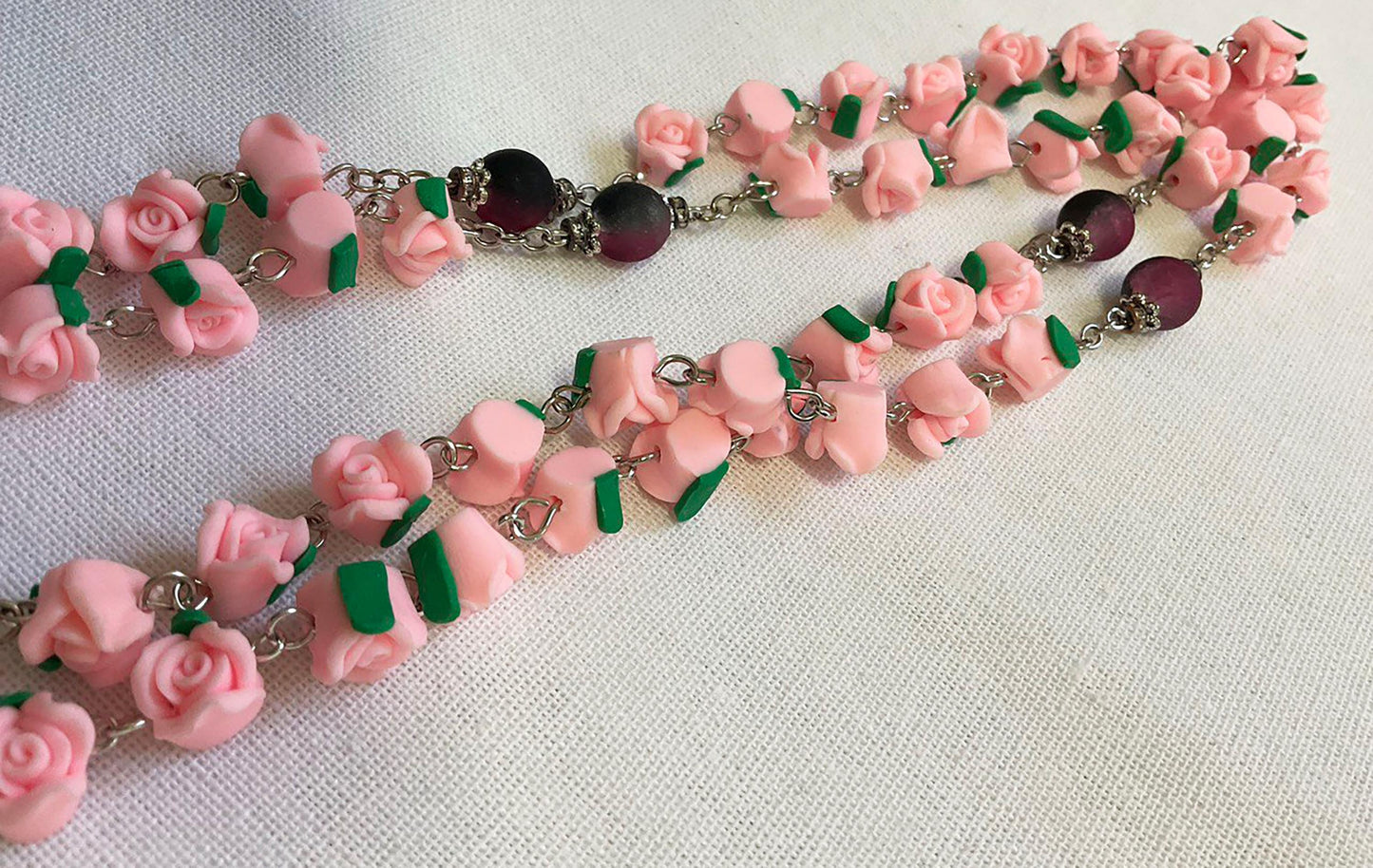 Our Lady of Guadalupe Rosary Full of Roses | Catholic Virgin Mary Prayer Beads for Devotion