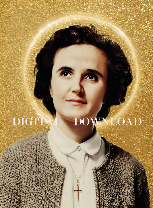 St Gianna Beretta Molla Italian Catholic Pediatrician Art DIGITAL DOWNLOAD