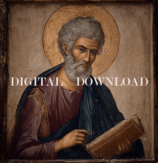 St Peter DIGITAL DOWNLOAD Art Print Christian