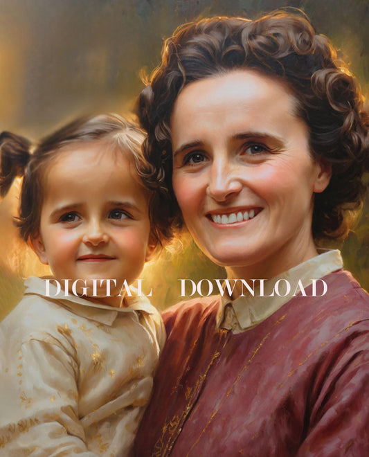 St Gianna Beretta Molla Italian Catholic Saint Art DIGITAL DOWNLOAD