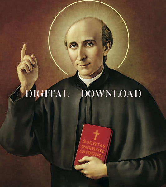St Vincent Pallotti DIGITAL DOWNLOAD Religious Catholic Art Print Christian
