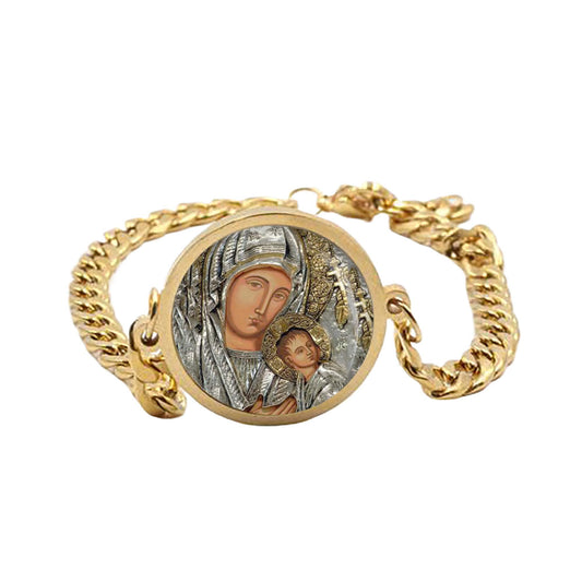 Our Lady Perpetual Help Curb Bracelet Mother Mary