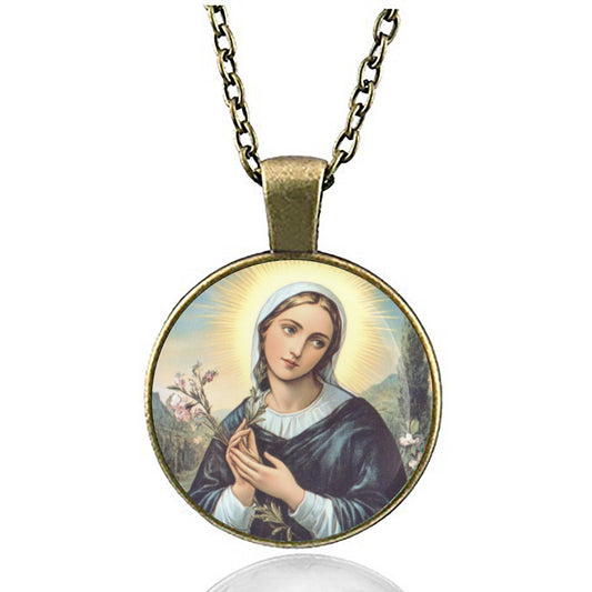 St. Angela Merici Necklace – Elegant Pendant for Inspiration and Faith