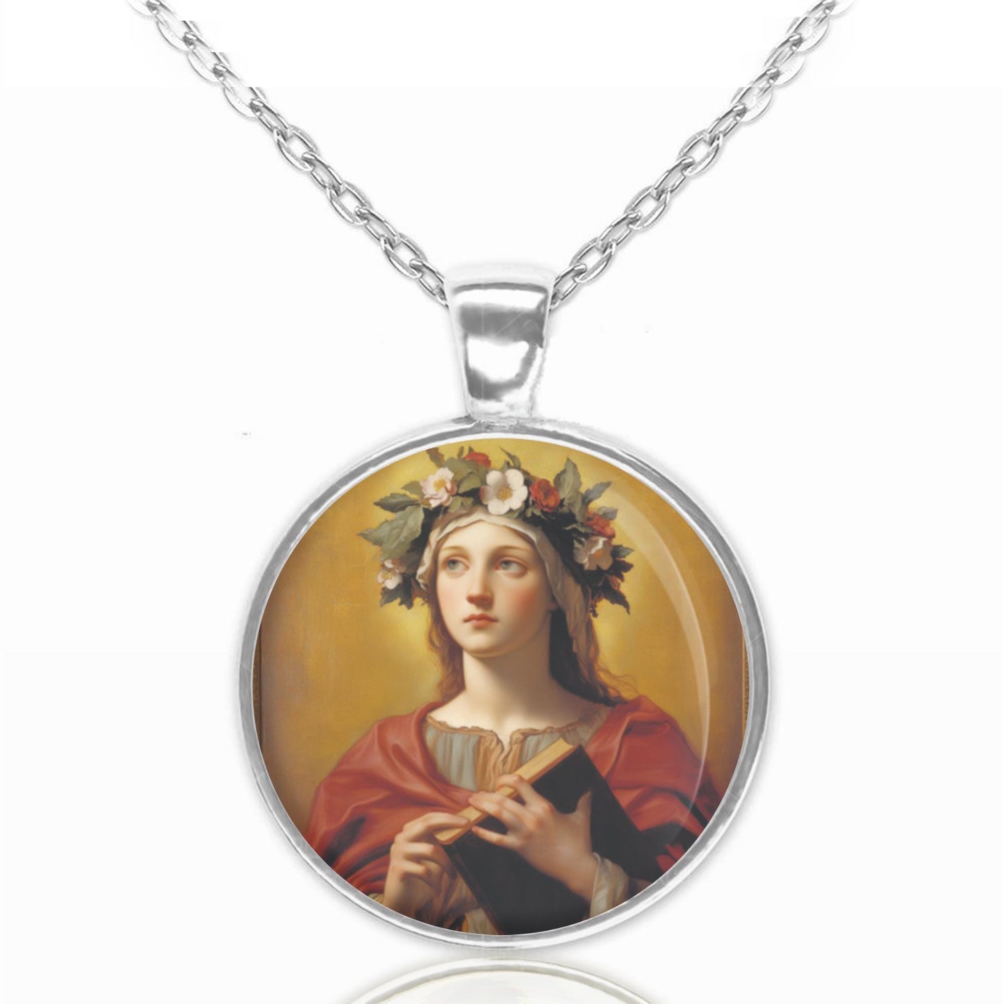 St. Bona of Pisa Necklace Medal Pendant