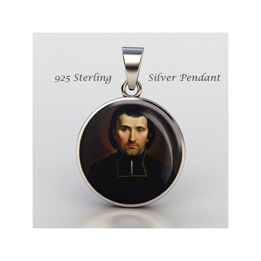 Saint Jean Louis Bonnard Religious Devotional sterling silver 925 Christian Medal Patron