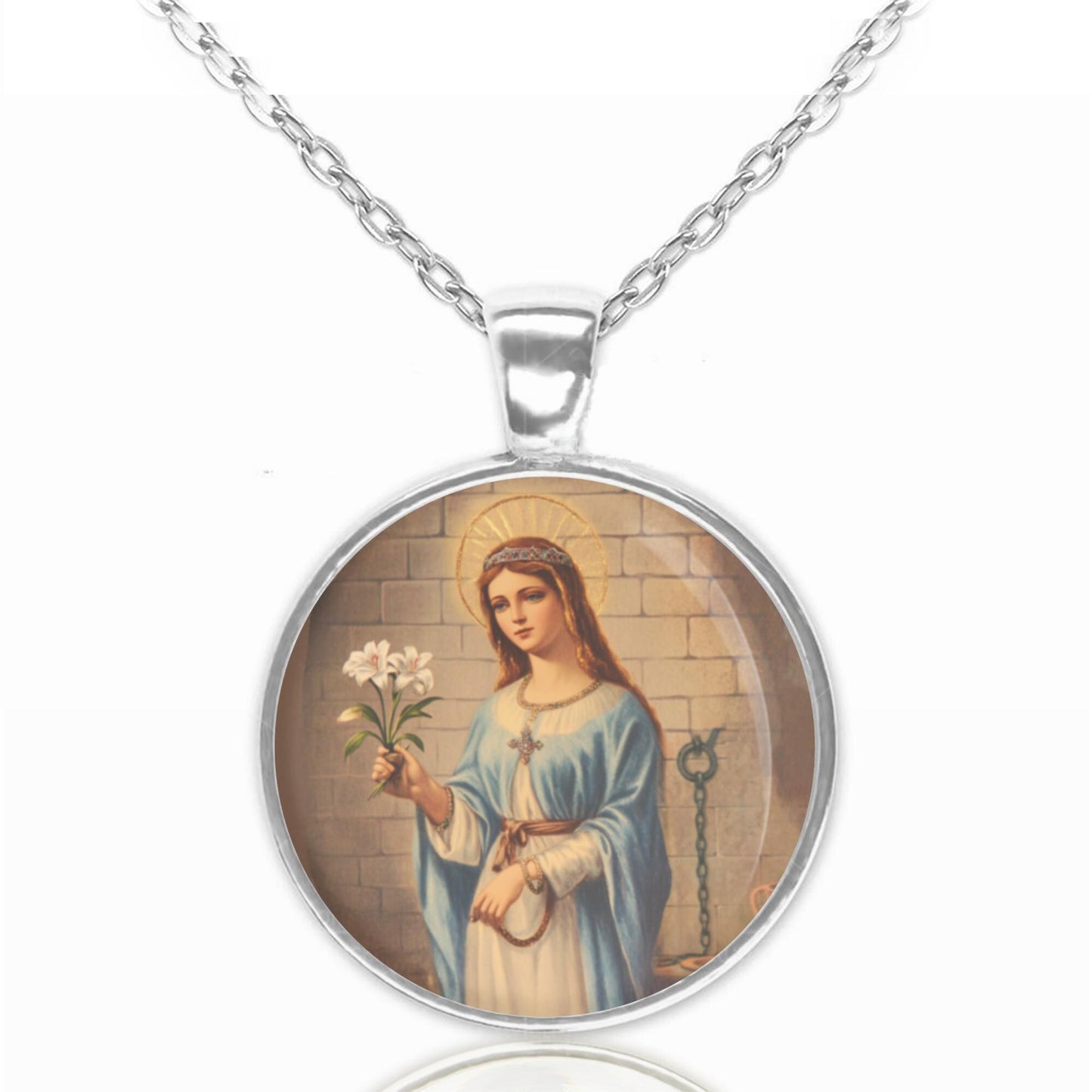 St. Philomena Necklace religious Pendant