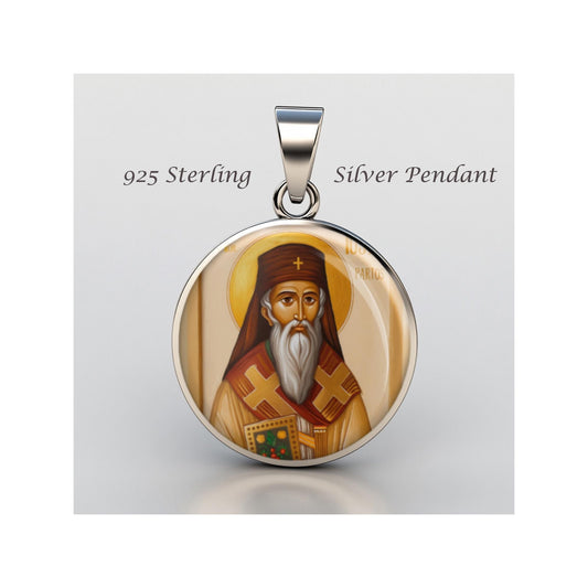 Saint Joseph The New Of Partos Religious Devotional sterling silver 925 Christian Medal