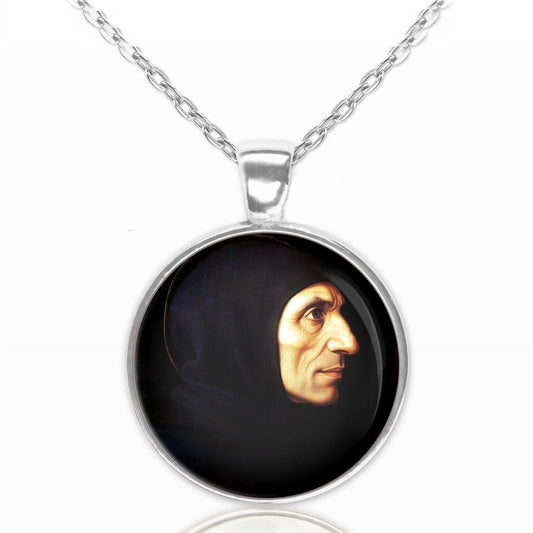 Saint Girolamo Savonarola Italian Friar and Preacher Necklace Pendant