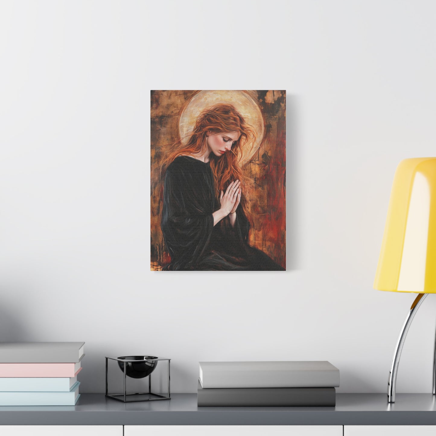 St. Mary Magdalene Catholic Canvas Wall Art, Christian Decor