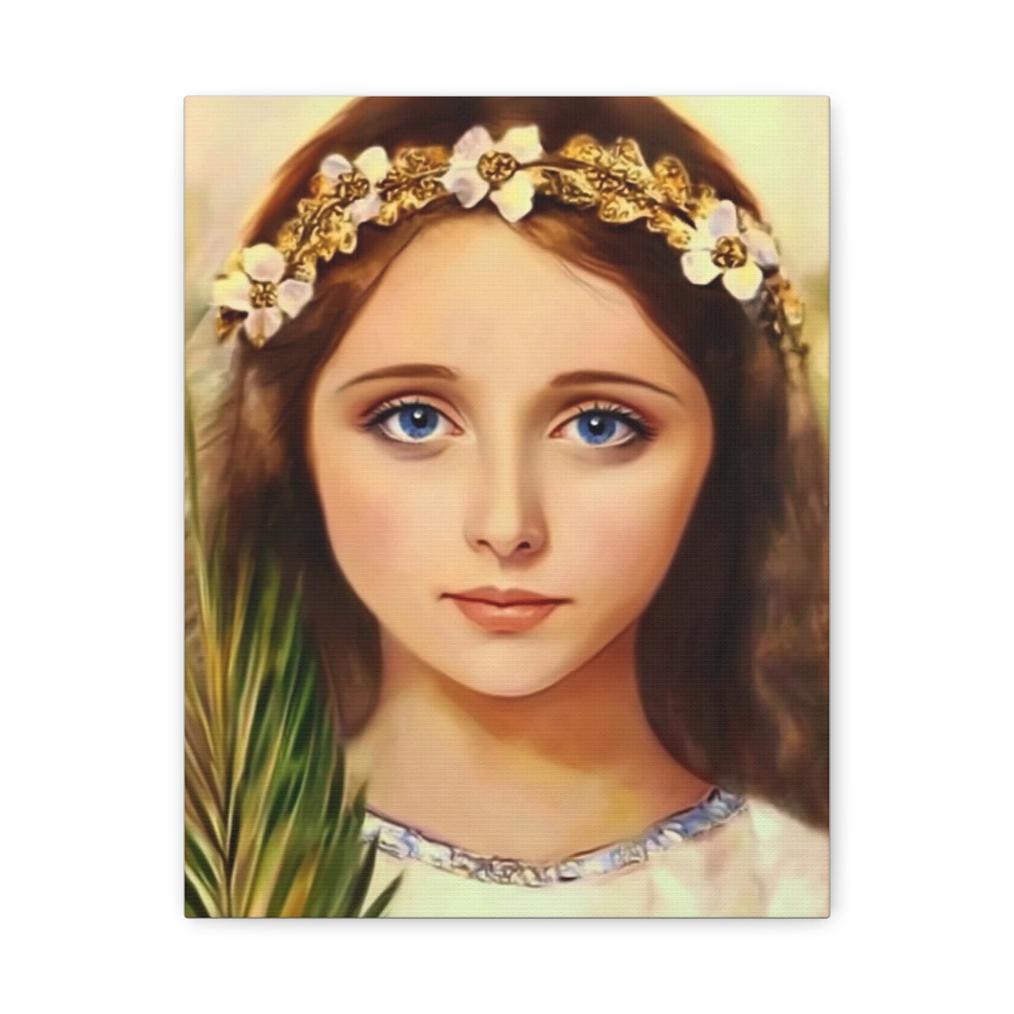 Ready To Hang - St. Philomena Catholic Canvas Wall Art, Christian Decor