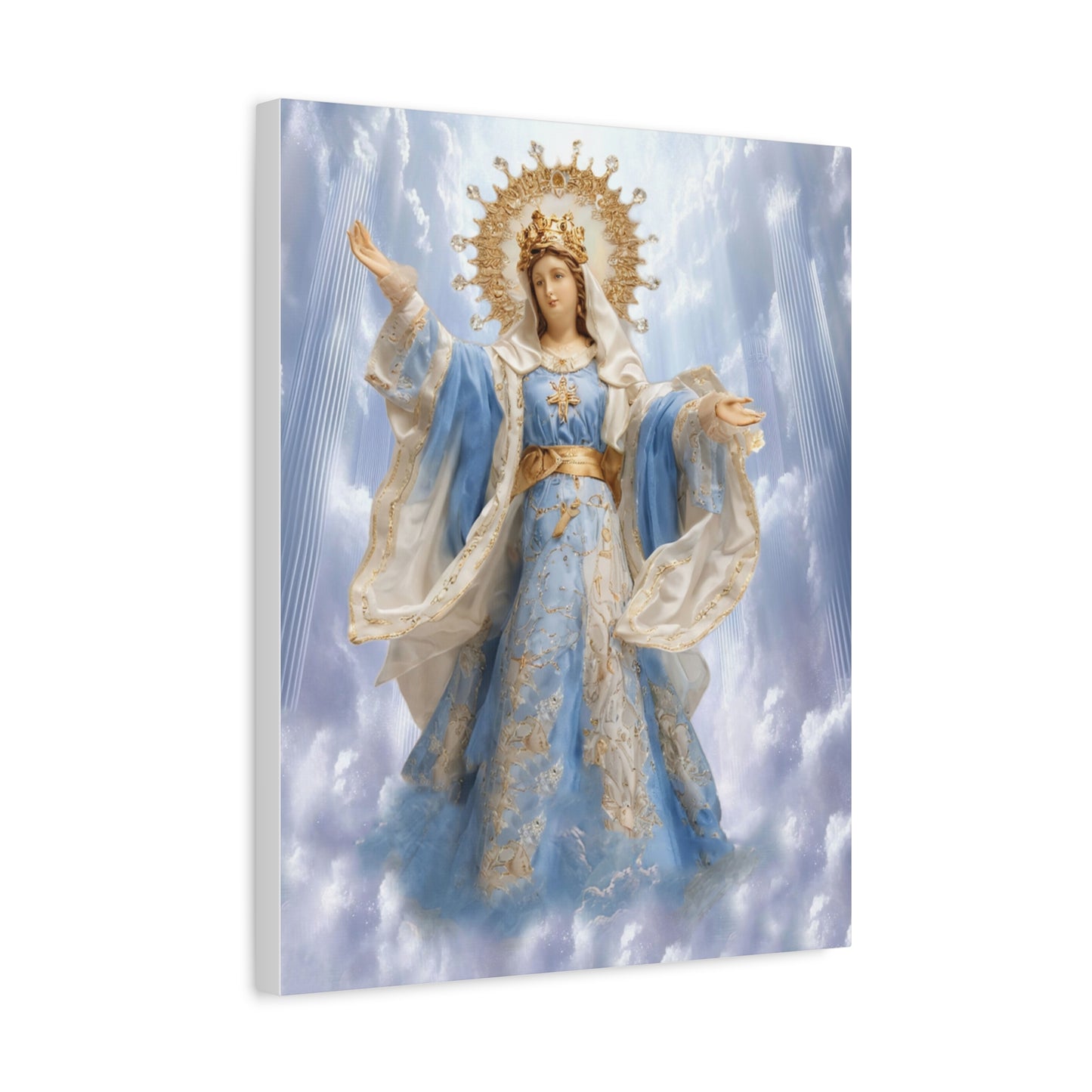 Our Lady of Assumption Bulakan Canvas Print, Catholic Decor Wall, Gift Religious Christian