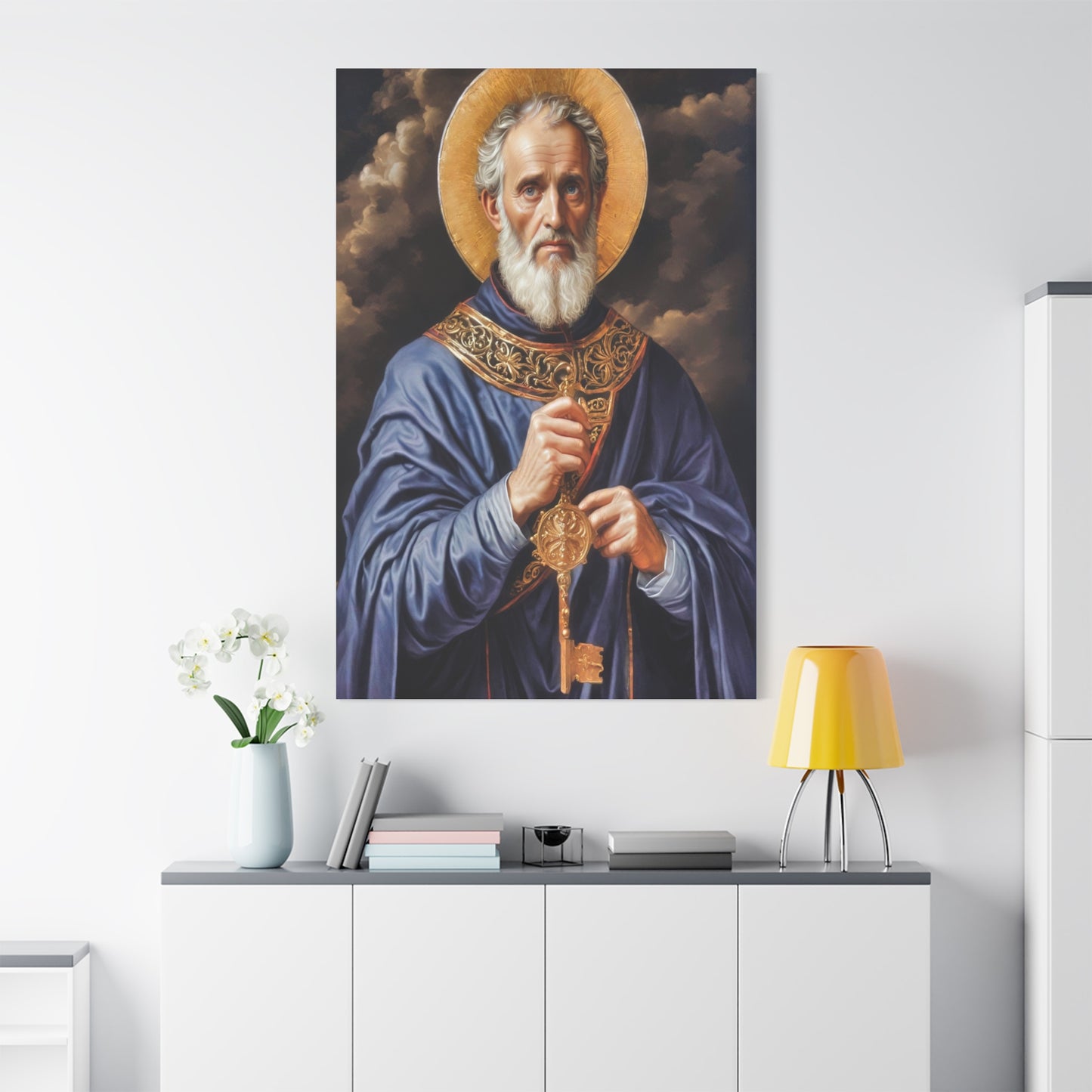Ready To Hang - St. Peter Catholic Canvas Wall Art, Christian Decor