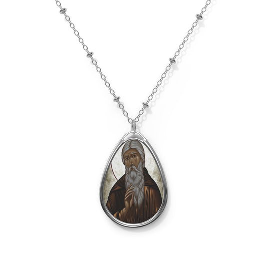Arsenius the Great Catholic Necklace Drop Pendant