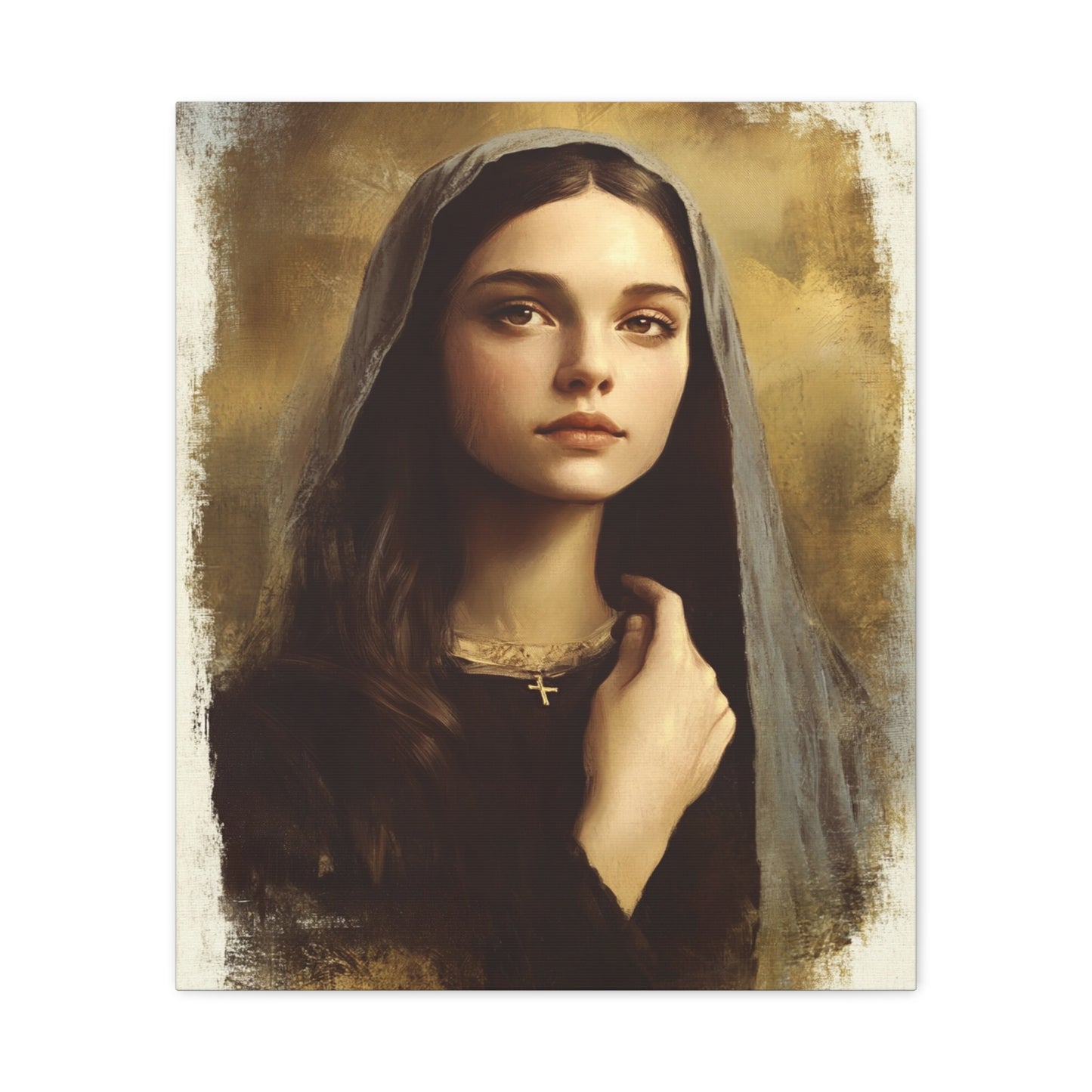 St. Clelia Barbieri Catholic Canvas Wall Art, Christian Decor