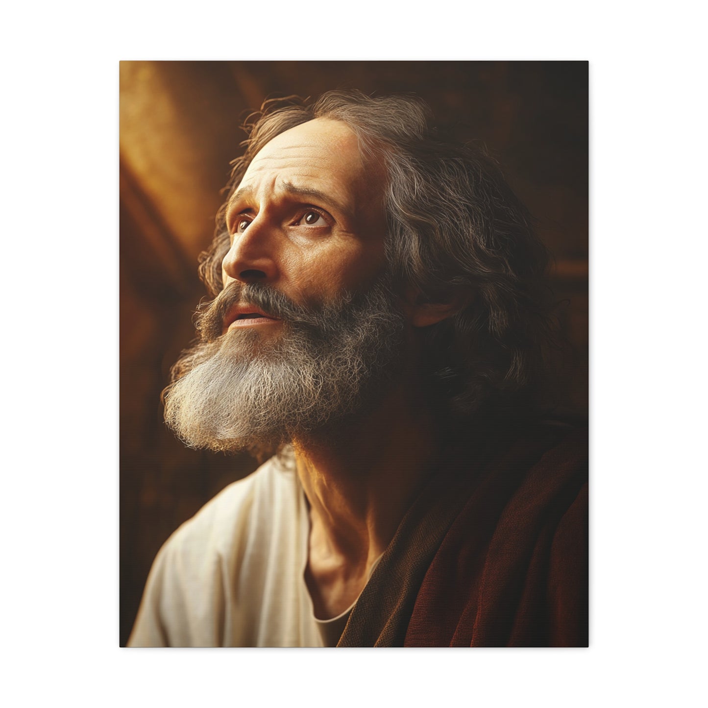 St. Matthew Apostle and Evangelist Catholic Canvas Wall Art, Christian Decor