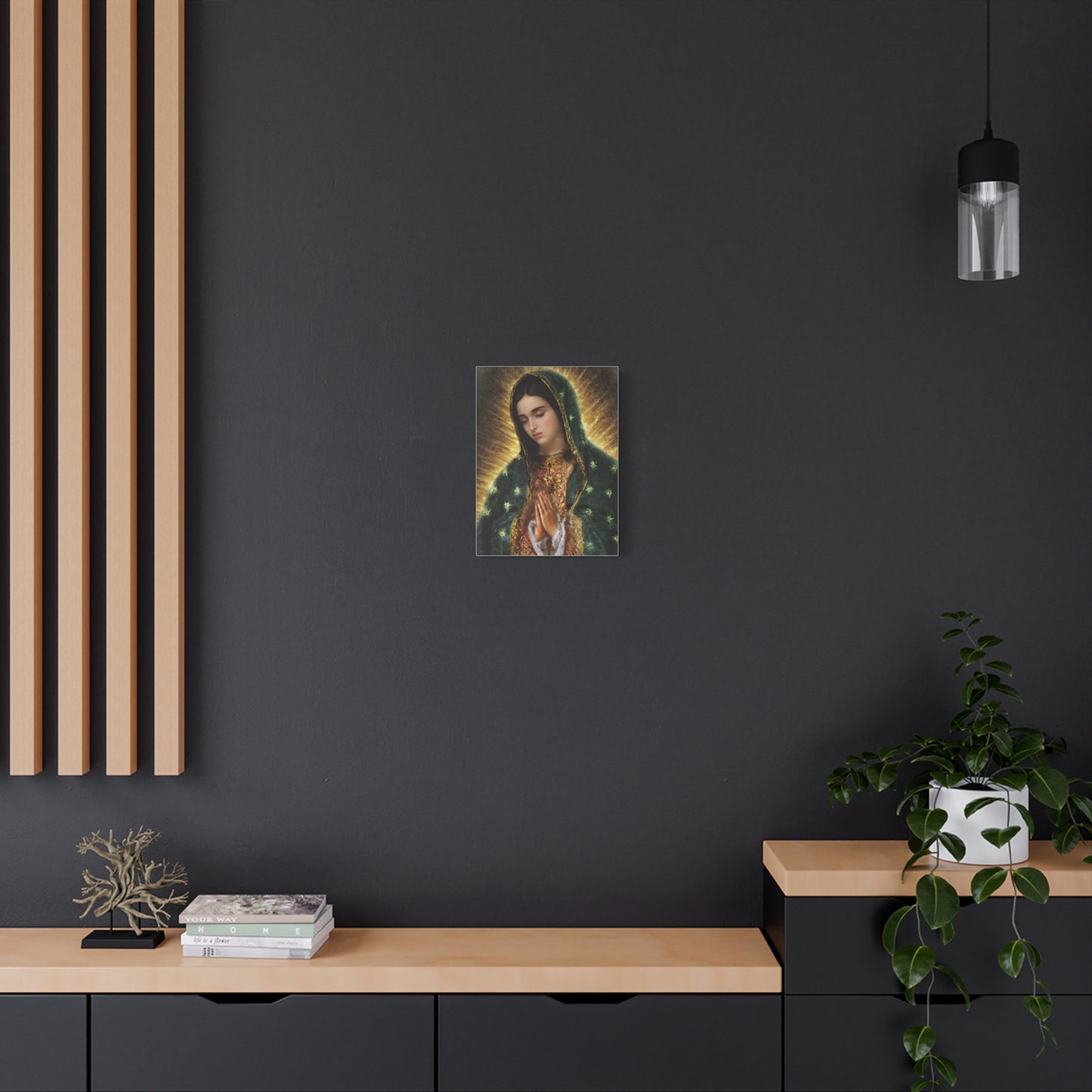 Ready to Hang - Our Lady of Guadalupe Catholic Canvas Wall Art, Christian Decor