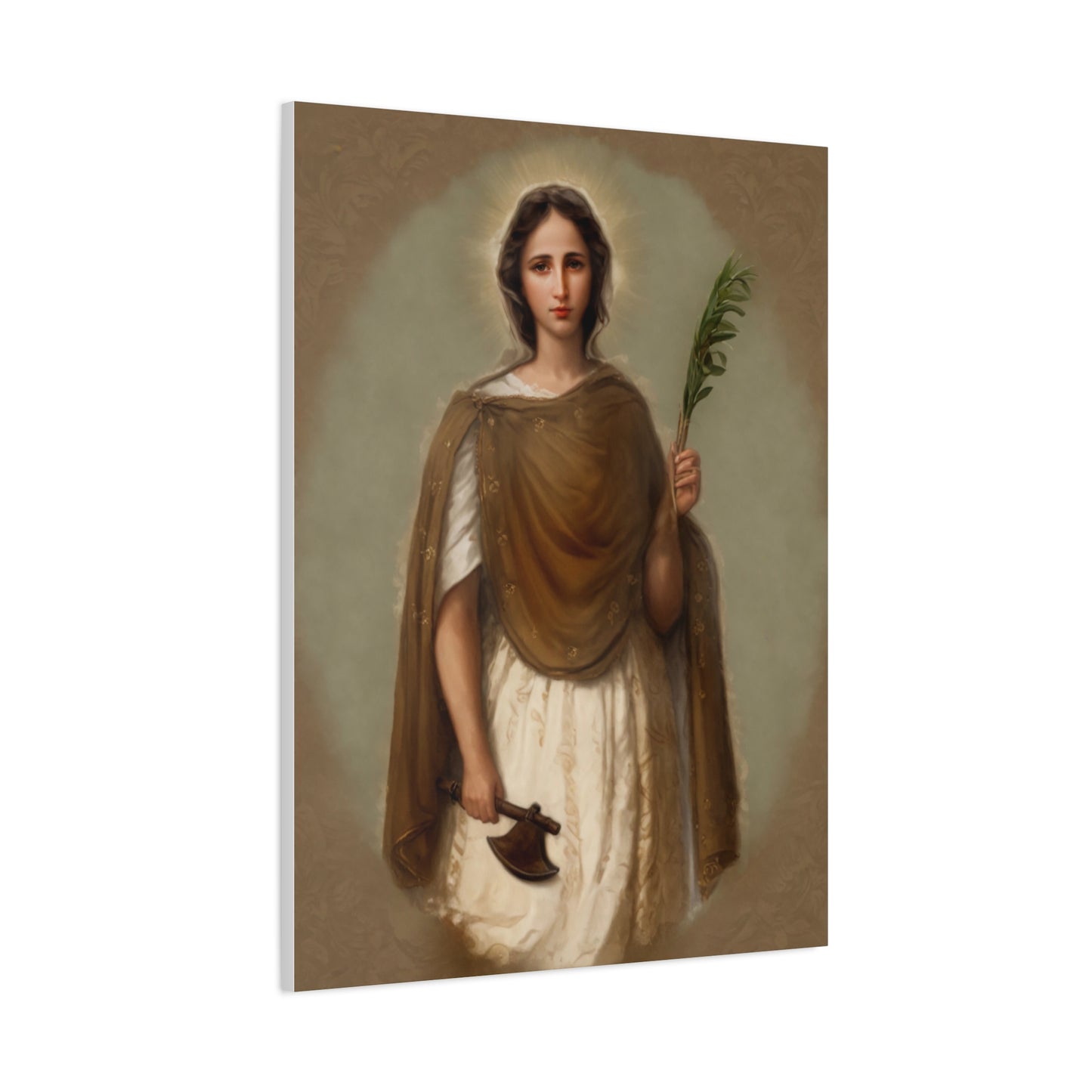 St. Engracia Catholic Canvas Wall Art, Christian Decor