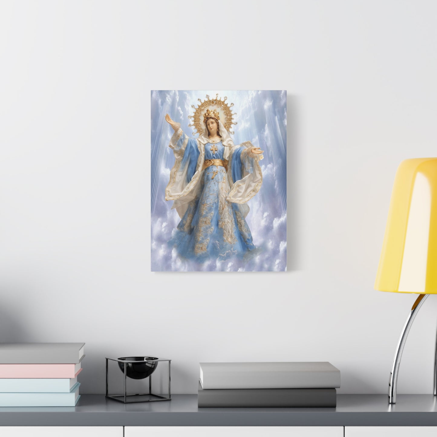 Our Lady of Assumption Bulakan Canvas Print, Catholic Decor Wall, Gift Religious Christian