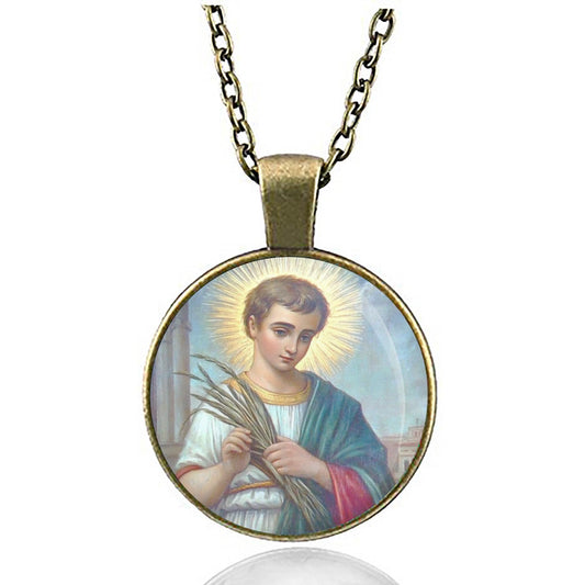 St. Tarsicius Saint Tarcisius  Necklace Medal Pendant Jewelry